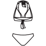 Marmaris kivehető szivacsos,háromszöges bikini/102-484