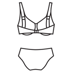Merevítős bikini/102-654